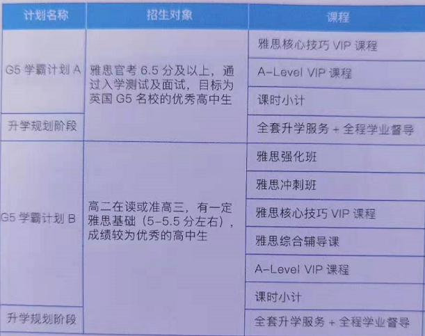 锦秋A-Level英国G5学霸计划图片